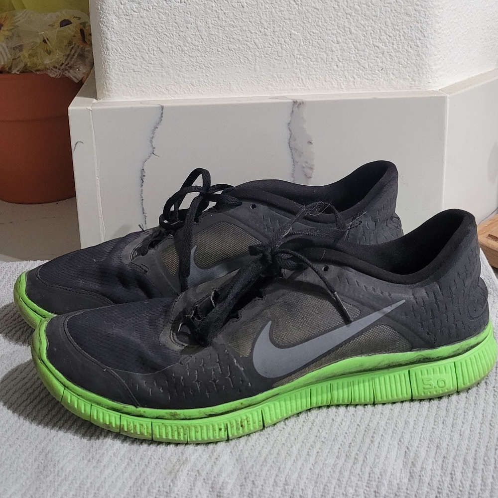 NIKE H2O Repel Free Run 3 "Black Green"